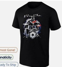 Camisa Star Wars Darth Vader tocando batería