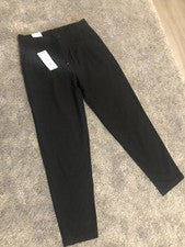 Pantalón negro Zara para hombre calce cuadrado estilo dinero antiguo