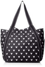Bolso de Mano Disney Gran Capacidad, Bolso para Madre, Estampado Mitsumaru, Negro