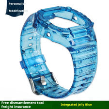 Correa de reloj de resina color transparente 5600 para Casio G-SHOCK DW5600 5610 GW-B5600 GW