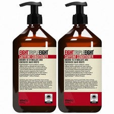 Eight Triple Eight Acondicionador Cafeína 1L Esmalte Premium Cuidado del Cabello Pack de 2