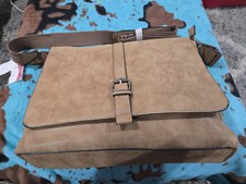 Bandolera Mensajero de Vino PortoVino Bolso Frasco Compartimento Oculto NUEVO Camel