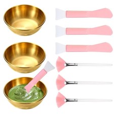 Kit de aplicación de mascarilla facial de 9 piezas para spa rutina de cuidado de la piel
