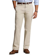Pantalones chinos Polo Ralph Lauren elásticos calce clásico a medida 49 x 25 nuevos sin etiquetas