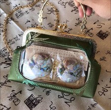 Mujeres chinas Lolita Hanfu Itabag Bolso de mano Bolso de hombro Bandolera