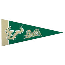 Mini banderín South Florida Bulls USF 4”x9” fieltro bandera decoración AAC NCAA nuevo 2026