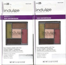 Paleta de sombras de 5 tonos naturales 24025 moderna de 0,19 OZ Indulge In Beauty de 2 quilates