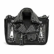 Bolso Bandolera Devil Moda Para Mujer Chaqueta Forma Bolso de Mano Diseño de Lujo Hombro