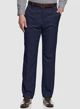 $85 Kenneth Cole Para hombres Azul 36W X 30L Calce Ajustado Urbano Vestido Pantalones Traje Pantalones