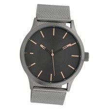 Oozoo Reloj Hombre Plata Analógico C10056 Timepieces Acero Inoxidable Pulsera UOC10056