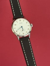 Reloj Inicio Mecánico Muñeca Clásico Hombre Cuero Ruso Soviético URSS Correa Raro