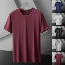 Moda Mujer Monocolor Modal Camiseta Transpirable Secado Rápido Verano Top