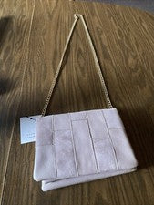 Lauren Conrad Cartera Bolso Bandolera Rosa Pálido Rubor Nuevo con Etiquetas