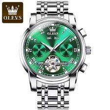 Reloj de Moda Automático Mecánico Hombre Luminoso Impermeable OLEVS 6607