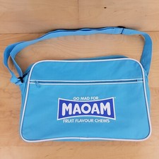 BOLSO BANDOLERA MENSAJERO PROMOCIONAL MAOAM DULCES AZUL NUEVO