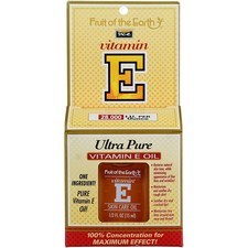 Paquete de 6 aceites para el cuidado de la piel Fruit Of The Earth vitamina E, sin perfume, 0,5 oz