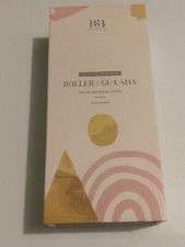Juego de herramientas faciales de jade para rostro y Gua Sha cuidado de la piel belleza rosa