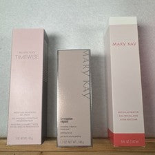 Paquete Mary Kay: Mascarilla de exfoliación facial y renovación TimeWise Repair y agua micelar