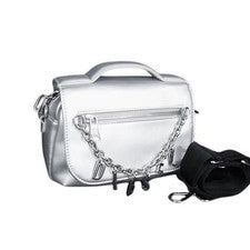 DIESEL Inicial Cadena 2 Vías Bolso de Hombro Bolso de Mano X10075 Cuero...