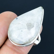 Anillo de joyería de plata esterlina 925 hecho a mano con piedra preciosa de ...