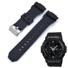 Correa de repuesto de goma negra para reloj Casio G-Shock GA150 GA-150