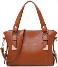 Nuevo • Bolso de Mano Love Labini Marrón para Mujer • Mano/Hombro/Crossbody • Nuevo con Etiquetas