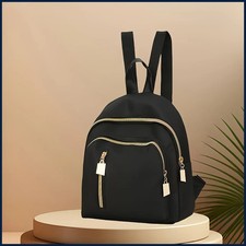Moda Mochilas para Mujer Bolsas de Nylon de Gran Capacidad Múltiples Bolsillos Viaje