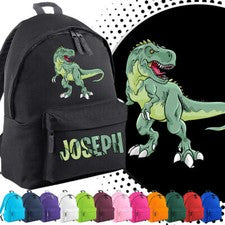 Mochila Dinosaurio Regreso a la Escuela Personalizada Niño Nombre Personalizado Niños Niñas Bolso #SSH
