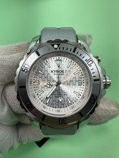 KYBOE! Reloj de cuarzo Giant Mariner 48 mm gris resistente al agua SC13.48-001