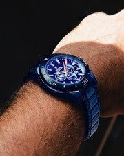 Festina Reloj de Hombre Acero Inoxidable Azul Chrono Bike Pulsera UF20643/1