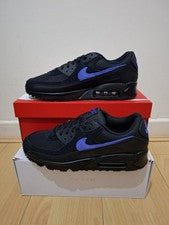 Nike Air Max 90 Negro Zafiro Negro Para hombres UK TALLA 10 EU 45