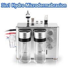 Máquina de dermoabrasión de agua hidroeléctrica 3 en 1 para levantamiento de la piel cuidado facial salón en casa