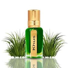 Aceite Perfume Ruh Al Khus Vetiver Attar 100% Puro Larga Duración Unisex 12 ml