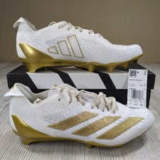Adidas Adizero Fútbol Eléctrico Blanco/Dorado Hombre Talla 11 Nuevo JH6254