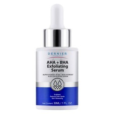 Suero de belleza exfoliante para el cuidado de la piel Dernier - Suero facial con AHA + BHA 0,5%, ...