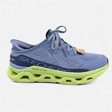 Zapatilla deportiva sin cordones Skechers Glide Step Altus azul multicolor para mujer