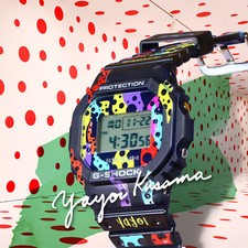 Reloj Digital G-Shock Yayoi Kusama Diseño Personalizado Auténtico Resina