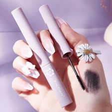 Mini máscara de pestañas delgada de larga duración Kiss Beauty 2,5 mm cepillo delgado negro