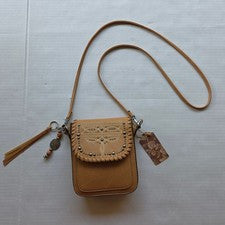 Bolso Bandolera Sam & Hadley Western Mini Cuadrado Tachonado Acento