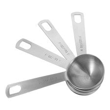 4 piezas ayudantes de cocina de acero inoxidable ayudantes de cocina cuchara medidora utensilios de cocina apagados