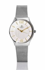 Quality Time Reloj Pulsera Dama Nuevo Acero 30 mm Milanese 3 Bar 30 m