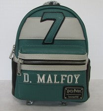Mini Mochila Draco Malfoy Loungefly Harry Potter Exclusiva de Quidditch Nueva con Etiquetas