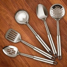 Juego de 5 utensilios de cocina de acero inoxidable juego de utensilios de cocina cuchara