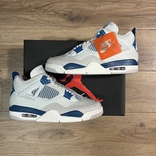 Zapatillas Air Jordan 4 'Azul Militar' Para Hombre Talla 10 NUEVAS FV5029-141