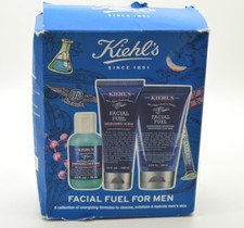 Kiehl's Since Facial Fuel For Men Set Tratamiento Humedad Lavado Exfoliante Tallas Completas