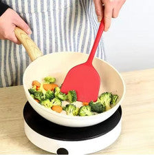 Pala de silicona resistente al calor espátula para sartenes antiadherentes 33 cm botín de cocina