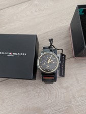Tommy Hilfiger Reloj de Cuarzo Unisex-Adulto, Pantalla Multi Esfera y Acero Inoxidable
