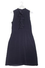 Vestido de cóctel Brigitte von Boch violeta oscuro talla 38 elegante informal poliéster