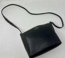 Nuevo Bolso Bandolera Kate Spade Monica Negro Mujer Cuero Guijarro WKR00258