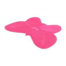 1 pieza Cepillo de belleza Almohadilla de limpieza Cepillo de maquillaje Herramienta de limpieza Mariposas Forma Mat